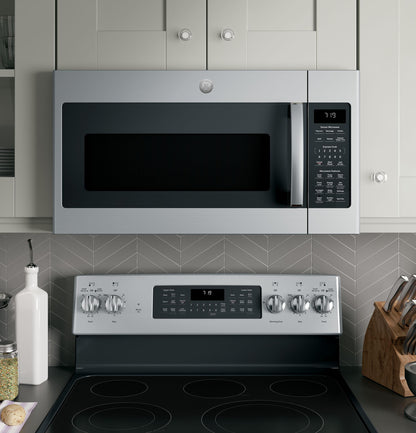 GE APPLIANCES JVM7195SKSS GE® 1.9 Cu. Ft. Over-the-Range Sensor Microwave Oven in Stainless Steel - JVM7195SKSS