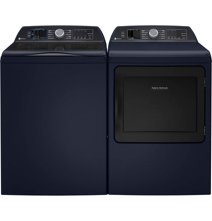 GE APPLIANCES GE Profile 7.3 cu. ft. Capacity Smart Gas Dryer with Fabric Refresh Blue - PTD90GBPTRS
