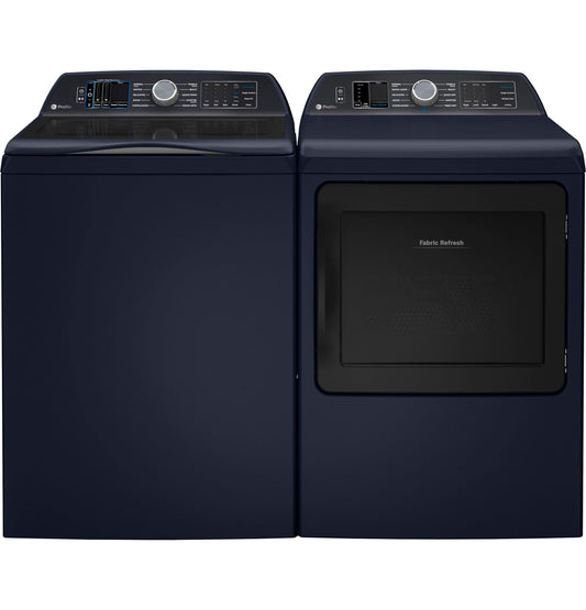 GE APPLIANCES GE Profile 7.3 cu. ft. Capacity Smart Gas Dryer with Fabric Refresh Blue - PTD90GBPTRS