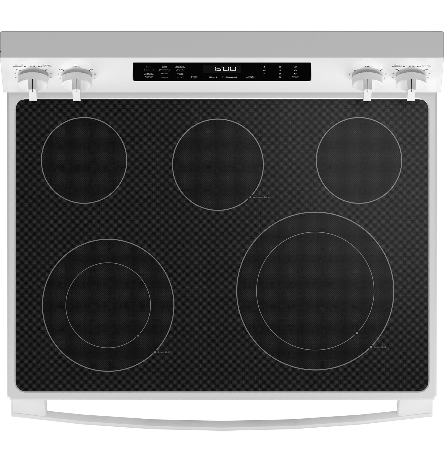 GE APPLIANCES GRF600AVWW GE® ENERGY STAR® 30" Free-Standing Electric Convection Range with No Preheat Air Fry and EasyWash™ Oven Tray White - GRF600AVWW