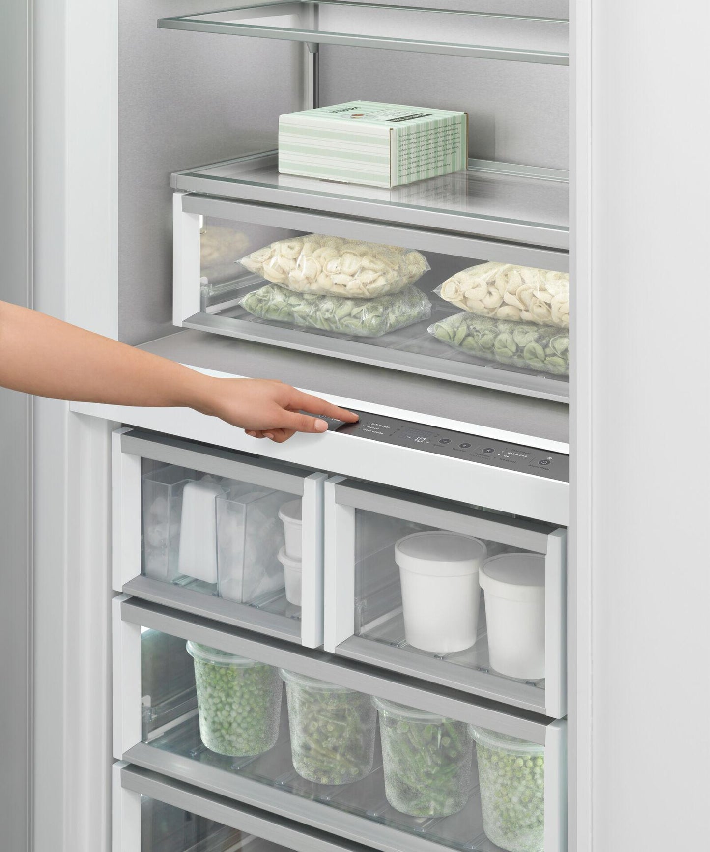 FISHER & PAYKEL RS3084FLJK1 30" Series 9 Integrated Column Freezer Custom Panel Ready - RS3084FLJK1