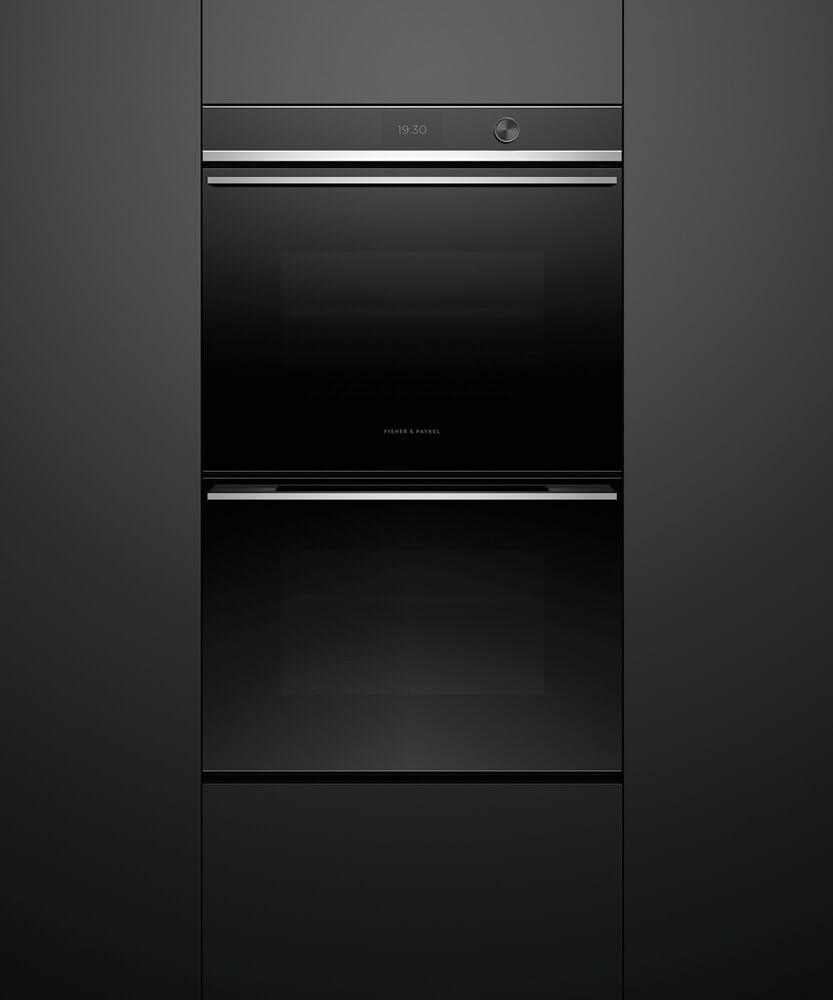 FISHER & PAYKEL OB30DDPTDX2 30" Series 9 Contemporary Self-Cleaning Double Oven in Stainless Steel - OB30DDPTDX2