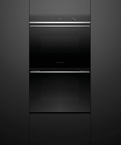 FISHER & PAYKEL OB30DDPTDX2 30" Series 9 Contemporary Self-Cleaning Double Oven in Stainless Steel - OB30DDPTDX2