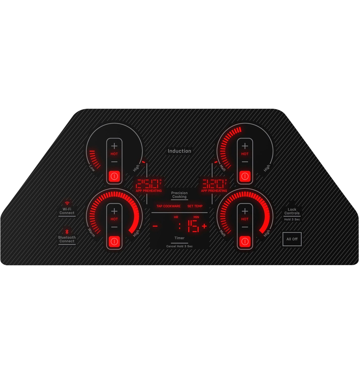 GE APPLIANCES PHP7030DTBB GE Profile™ ENERGY STAR® 30" Built-In Touch Control Induction Cooktop Black - PHP7030DTBB