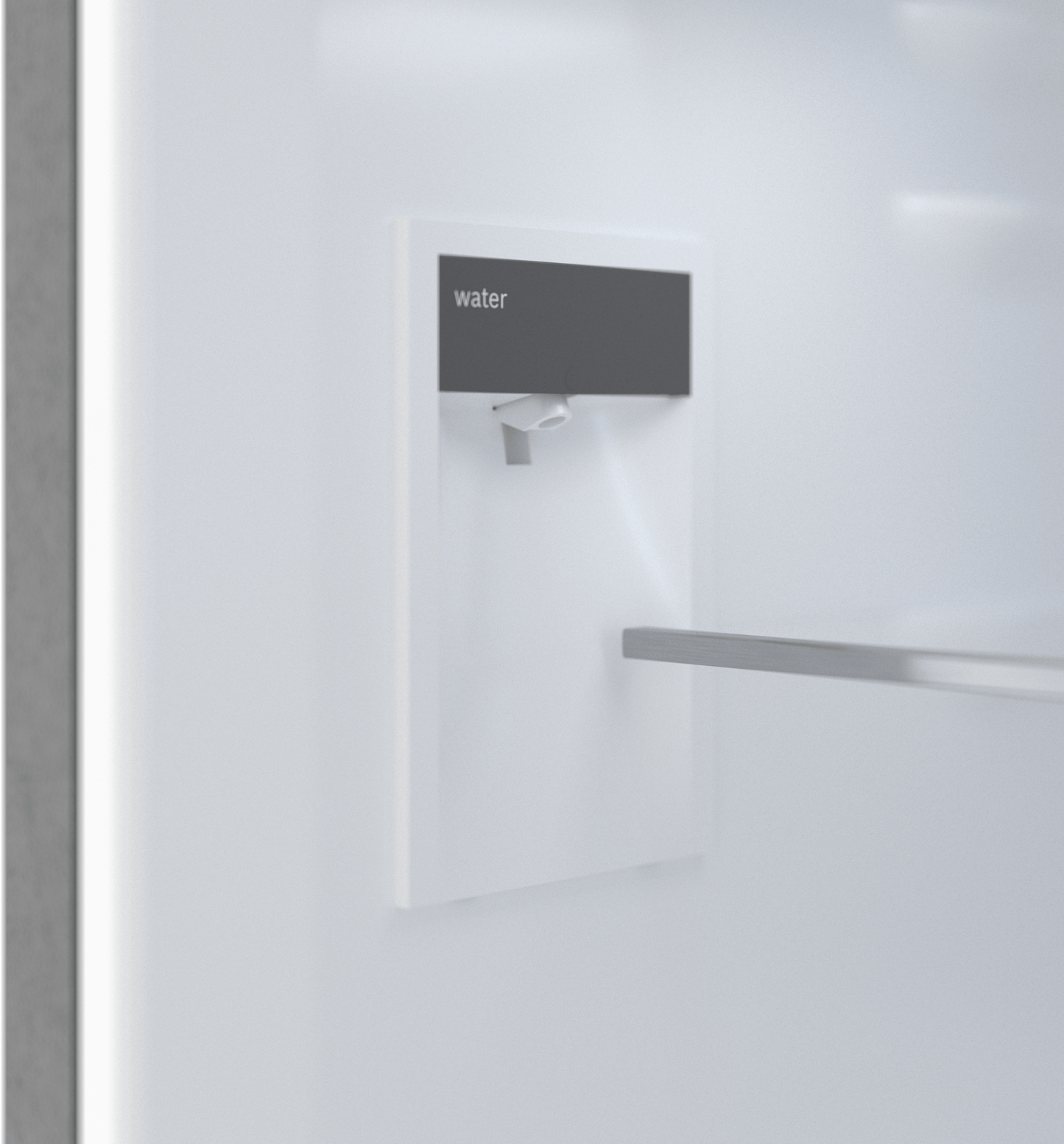 BOSCH B24CB80ESW 800 Series, free-standing fridge-freezer with freezer at bottom, glass door, 24'', White, Total No Frost White - B24CB80ESW