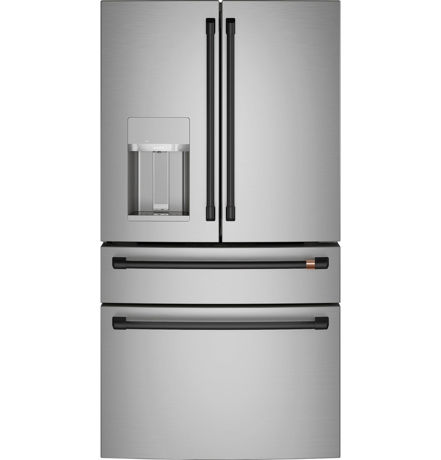 CAFE CXE22DP2PS1 CAFé™ ENERGY STAR 22.3 Cu. Ft. Smart Counter-Depth 4-Door French-Door Refrigerator in Stainless Steel - CXE22DP2PS1