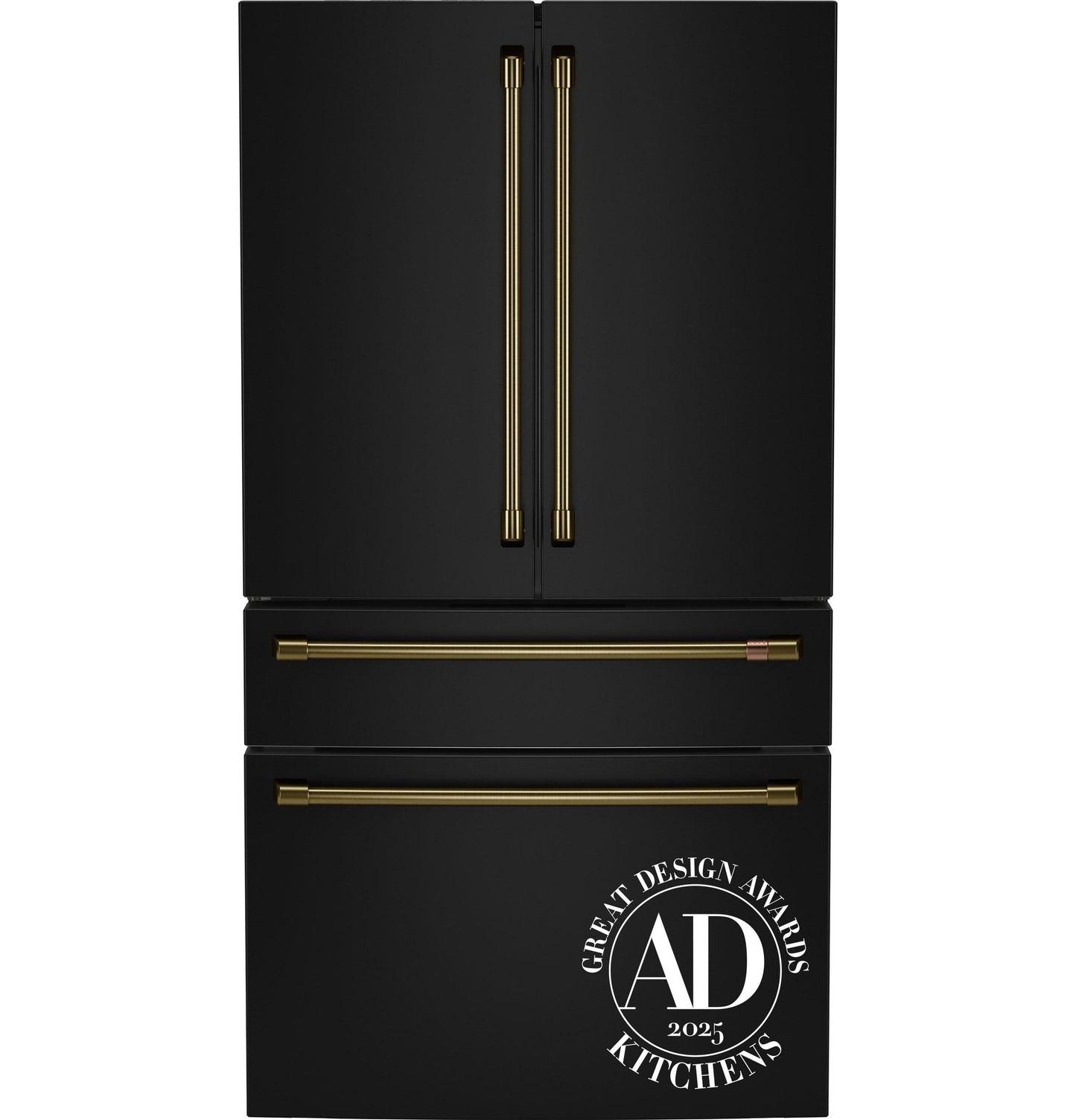 CAFE CJE23DP3WD1 CAFé™ ENERGY STAR® 23.2 Cu. Ft. Smart Counter-Depth 4-Door French-Door Refrigerator With Dual-Dispense AutoFill Pitcher Black - CJE23DP3WD1