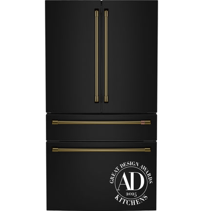 CAFE CJE23DP3WD1 CAFé™ ENERGY STAR® 23.2 Cu. Ft. Smart Counter-Depth 4-Door French-Door Refrigerator With Dual-Dispense AutoFill Pitcher Black - CJE23DP3WD1
