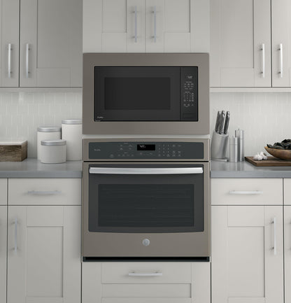 GE APPLIANCES PCWK22U1WDD GE Profile™ 2.2 Cu. Ft. Built-In Sensor Microwave Oven Gray - PCWK22U1WDD
