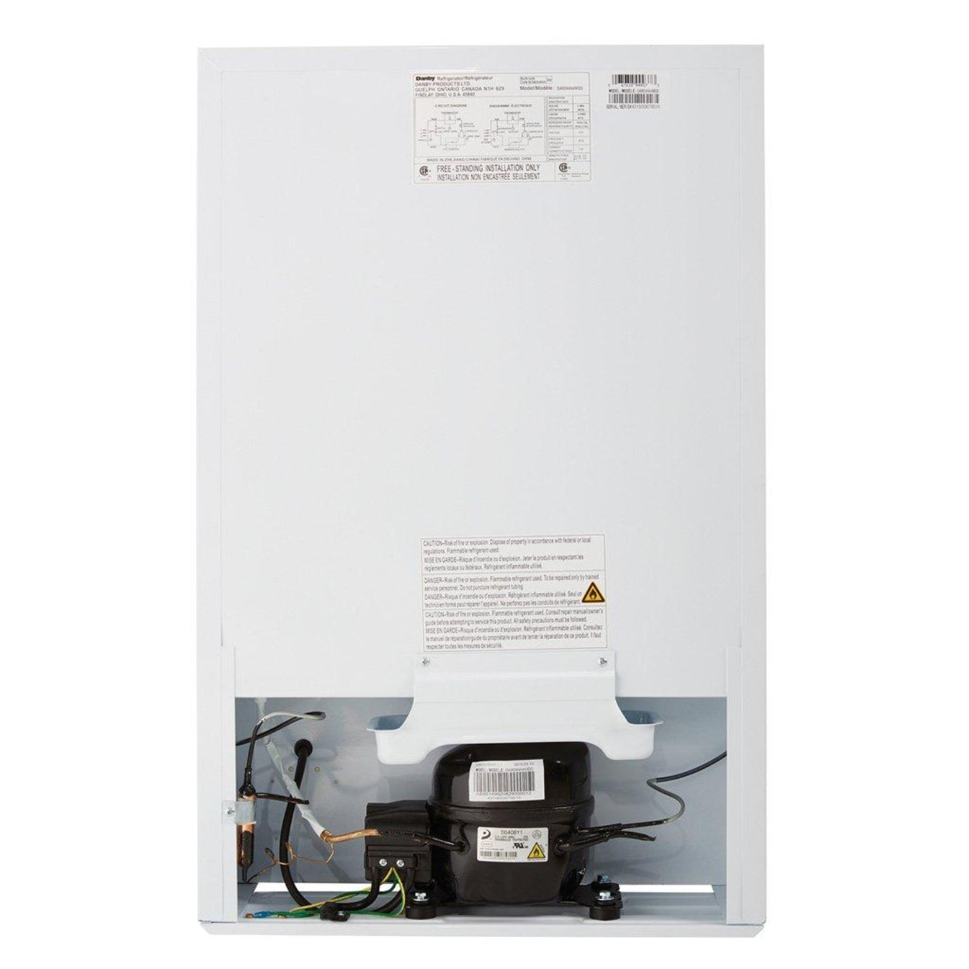 DANBY Danby Designer 4.4 cu. ft. Compact Fridge in White - DAR044A4WDD