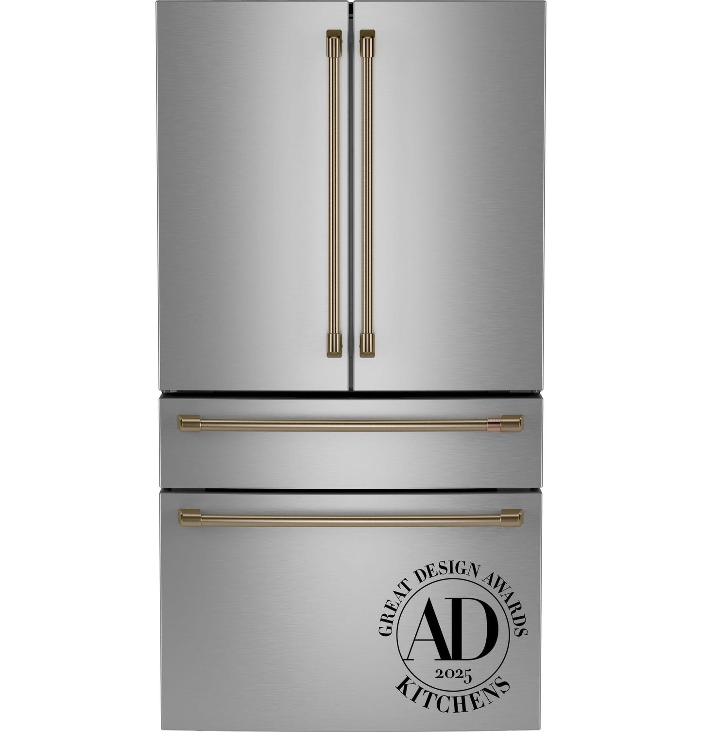 CAFE CJE23DP2WS1 CAFé™ ENERGY STAR® 23.2 Cu. Ft. Smart Counter-Depth 4-Door French-Door Refrigerator With Dual-Dispense AutoFill Pitcher in Stainless Steel - CJE23DP2WS1