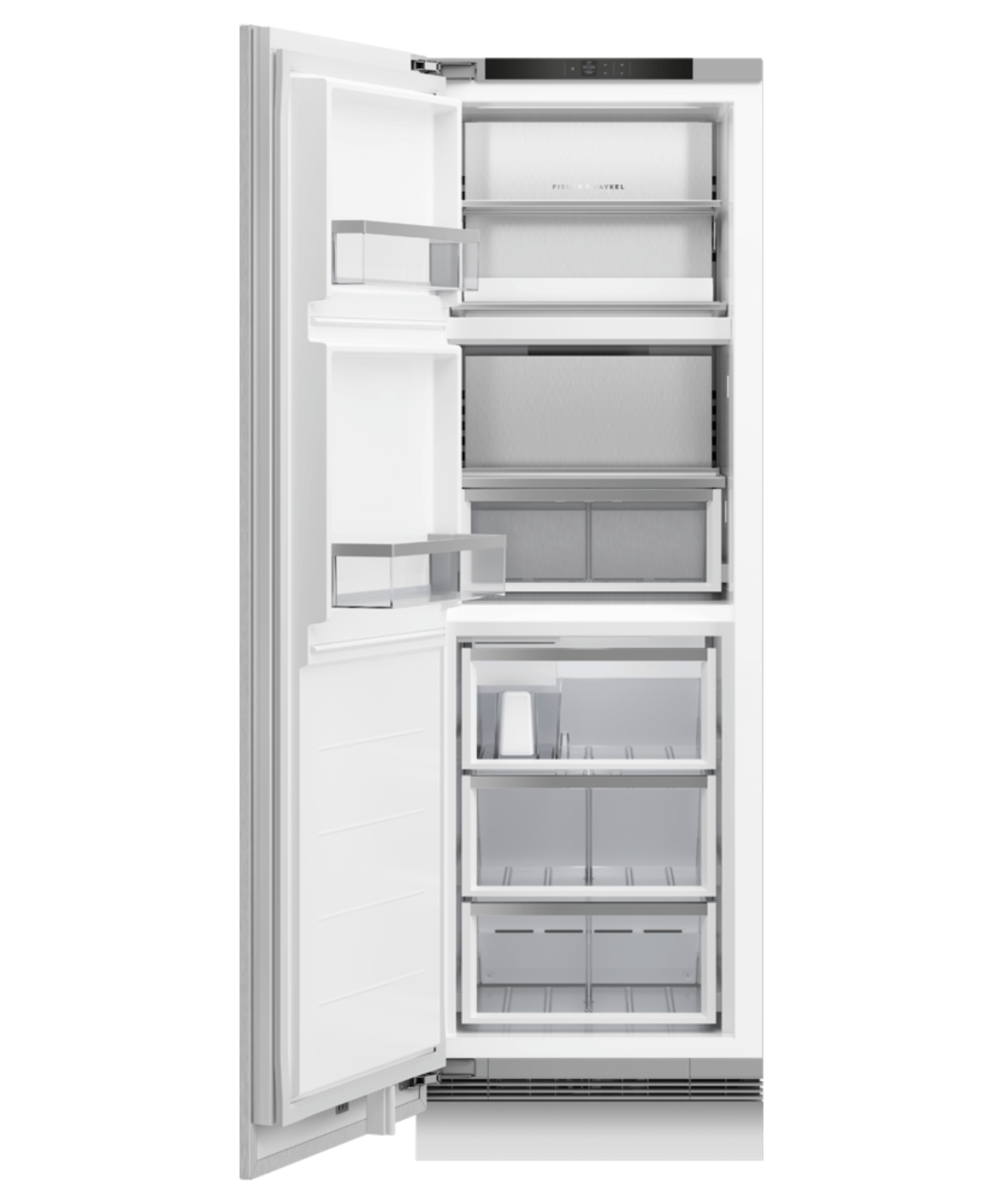 FISHER & PAYKEL RS2474F3LJ1 24" Series 9 Integrated Triple Zone Freezer Custom Panel Ready - RS2474F3LJ1