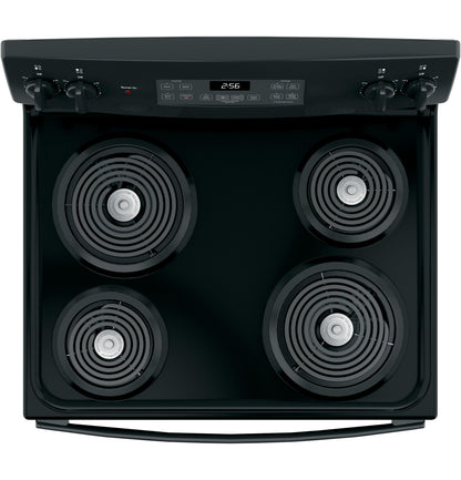 GE APPLIANCES 30" Free-Standing Self-Clean Electric Range Black - JB256DMBB