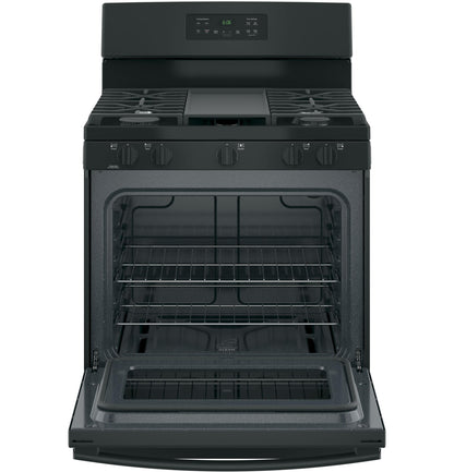 GE APPLIANCES JGBS66DEKBB GE® 30" Free-Standing Gas Range Black - JGBS66DEKBB
