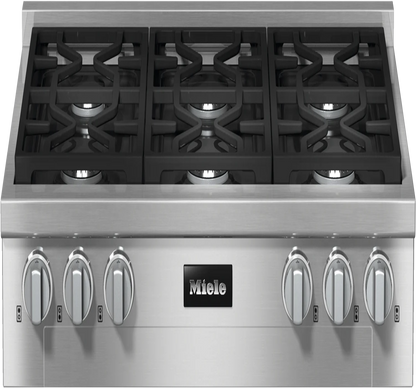 MIELE  KMR 1134-3 LP EDST/CLST - 36-inch Range Top with 6 burners for professional applications in Stainless Steel - KMR11343LP