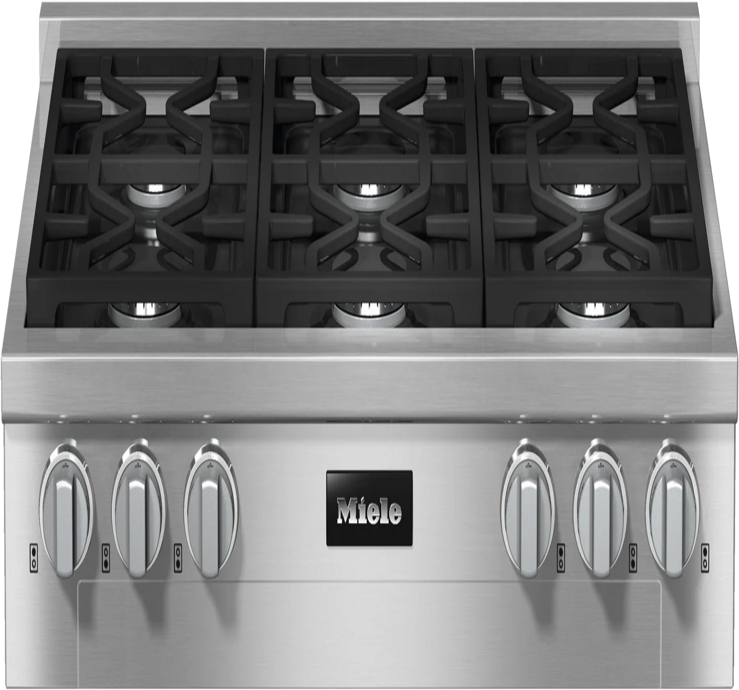 MIELE  KMR 1134-3 LP EDST/CLST - 36-inch Range Top with 6 burners for professional applications in Stainless Steel - KMR11343LP