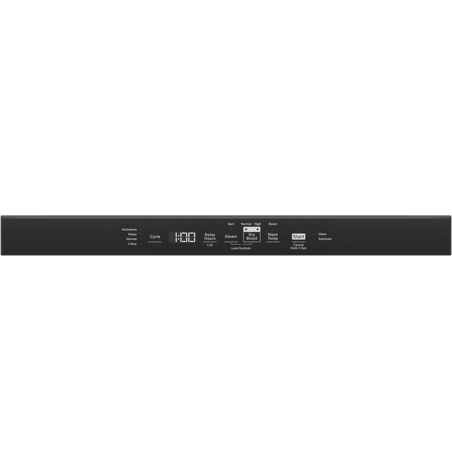 GE APPLIANCES GDT550PGRWW GE® ENERGY STAR® Top Control with Plastic Interior Dishwasher with Sanitize Cycle & Dry Boost White - GDT550PGRWW