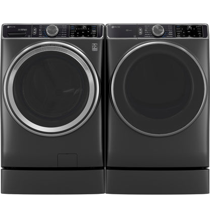 GE APPLIANCES GE Profile 5.5 cu. ft. Capacity Smart Front Load Steam Washer with UltraFresh Vent System+ and Smart Wash & Smart Rinse Gray - PFW955SPWDS