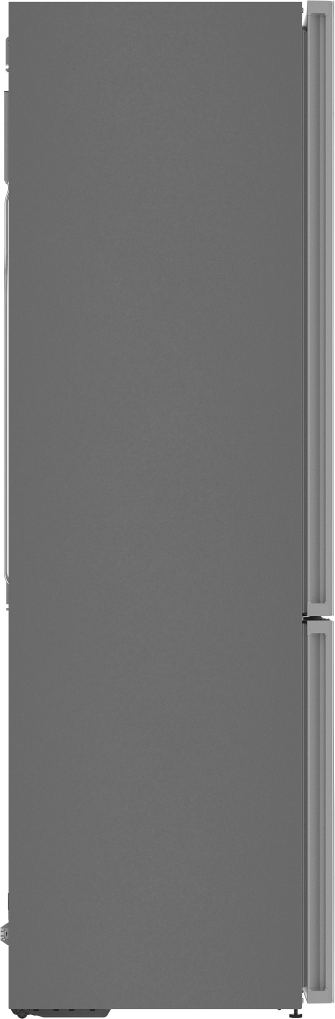 BOSCH B24CB80ESW 800 Series, free-standing fridge-freezer with freezer at bottom, glass door, 24'', White, Total No Frost White - B24CB80ESW