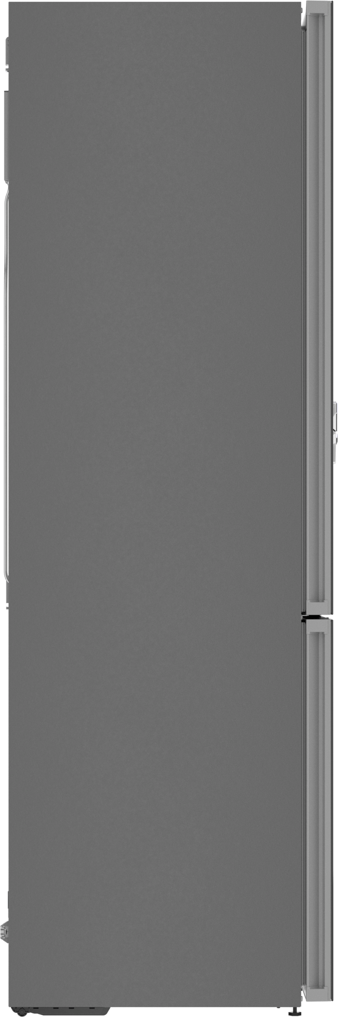 BOSCH B24CB80ESB 800 Series, free-standing fridge-freezer with freezer at bottom, glass door, 24'', Black, Total No Frost Black - B24CB80ESB