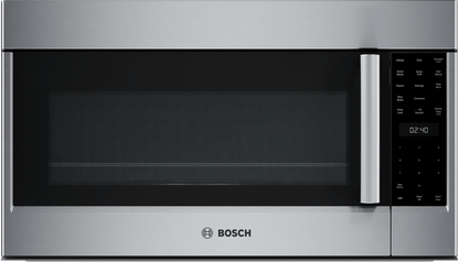BOSCH HMV8054U 800 Series, Over-The-Range Microwave, 30'', Door Hinge: left in Stainless Steel - HMV8054U