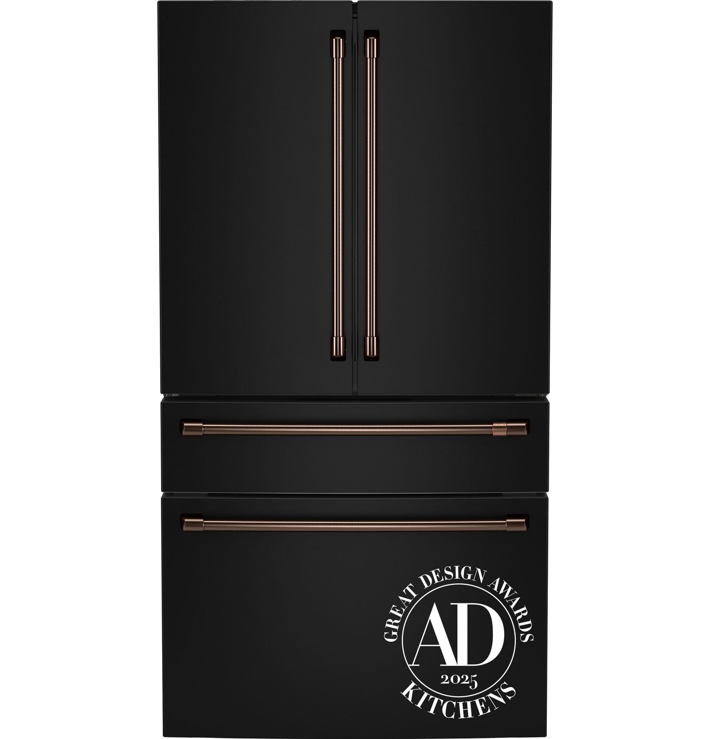CAFE CJE23DP3WD1 CAFé™ ENERGY STAR® 23.2 Cu. Ft. Smart Counter-Depth 4-Door French-Door Refrigerator With Dual-Dispense AutoFill Pitcher Black - CJE23DP3WD1