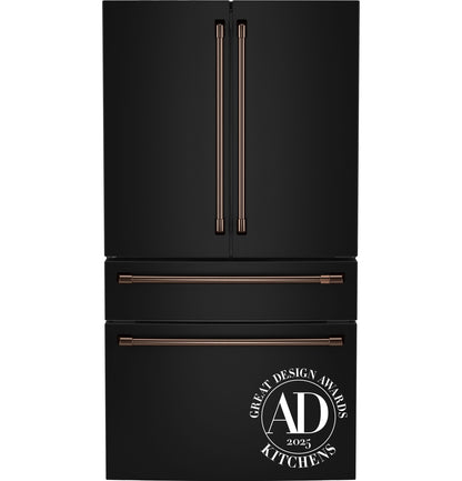 CAFE CJE23DP3WD1 CAFé™ ENERGY STAR® 23.2 Cu. Ft. Smart Counter-Depth 4-Door French-Door Refrigerator With Dual-Dispense AutoFill Pitcher Black - CJE23DP3WD1