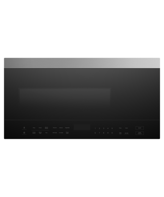 FISHER & PAYKEL MOH30SB1 30" Series 5 Contemporary Over the Range Microwave Black - MOH30SB1