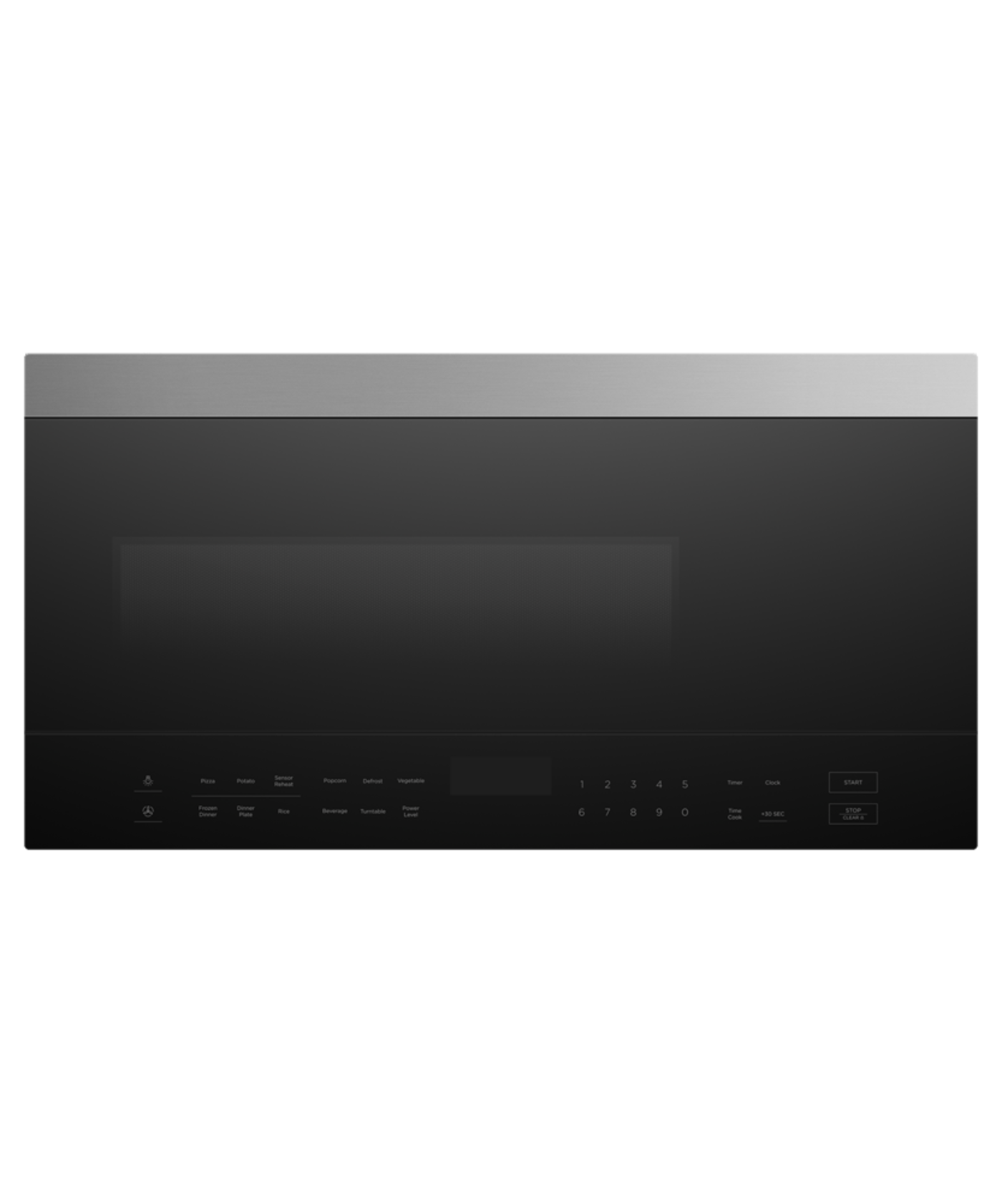 FISHER & PAYKEL MOH30SB1 30" Series 5 Contemporary Over the Range Microwave Black - MOH30SB1