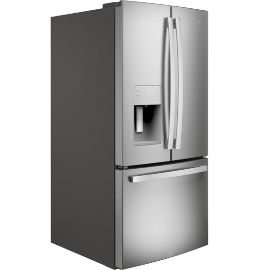 GE APPLIANCES GE 23.6 Cu. Ft. French-Door Refrigerator in Stainless Steel - GFE24JYKFS