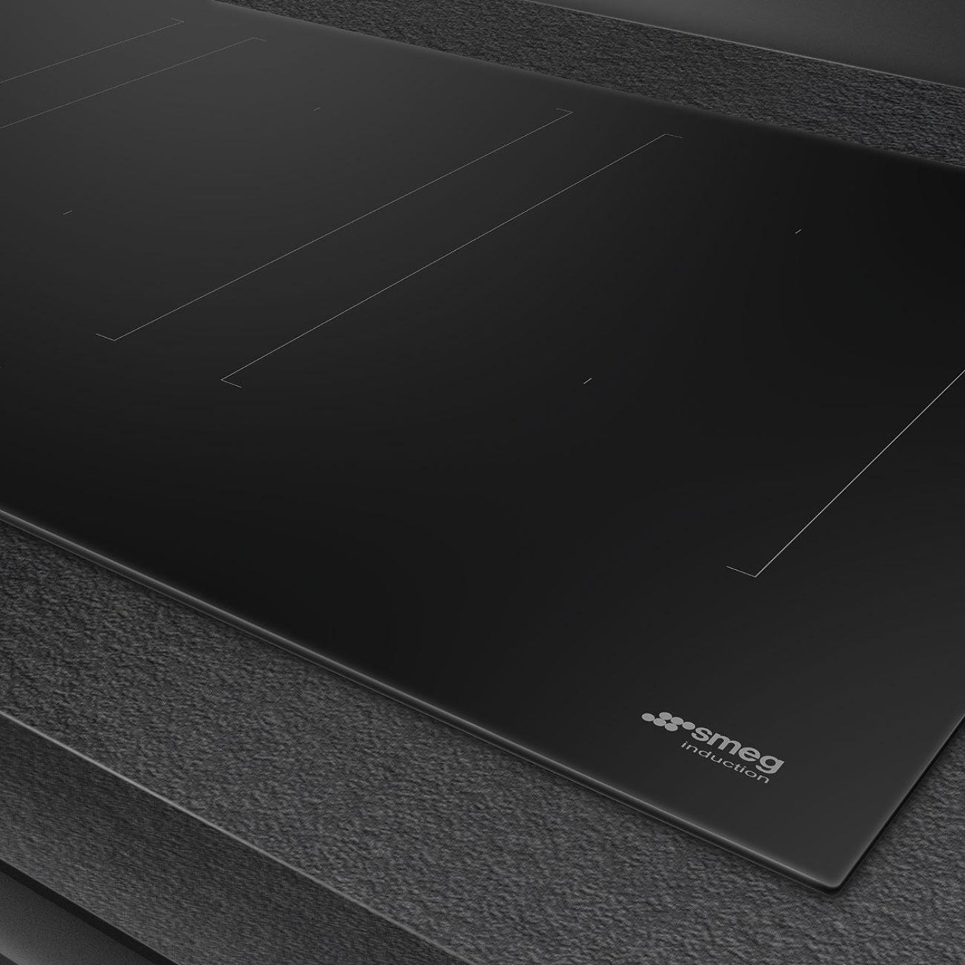 SMEG SIMU336D Cooktop Black SIMU336D Black - SIMU336D