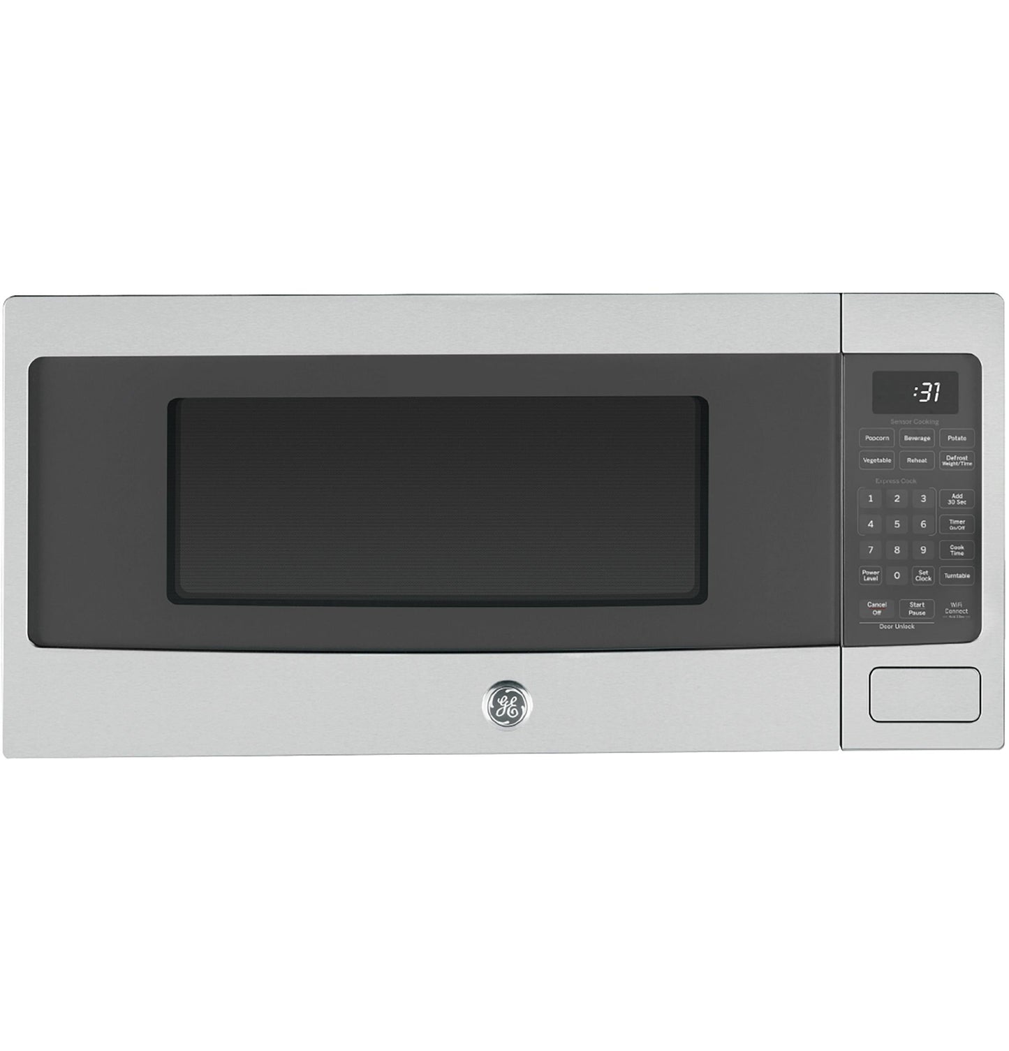 GE APPLIANCES PCHK11S1WSS GE Profile™ 1.1 Cu. Ft. Countertop Microwave Oven in Stainless Steel - PCHK11S1WSS