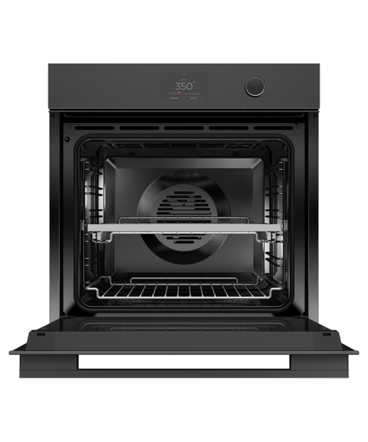 FISHER & PAYKEL OB24SMPTDB1 24" Series 9 Minimal Self-Cleaning Oven Black - OB24SMPTDB1