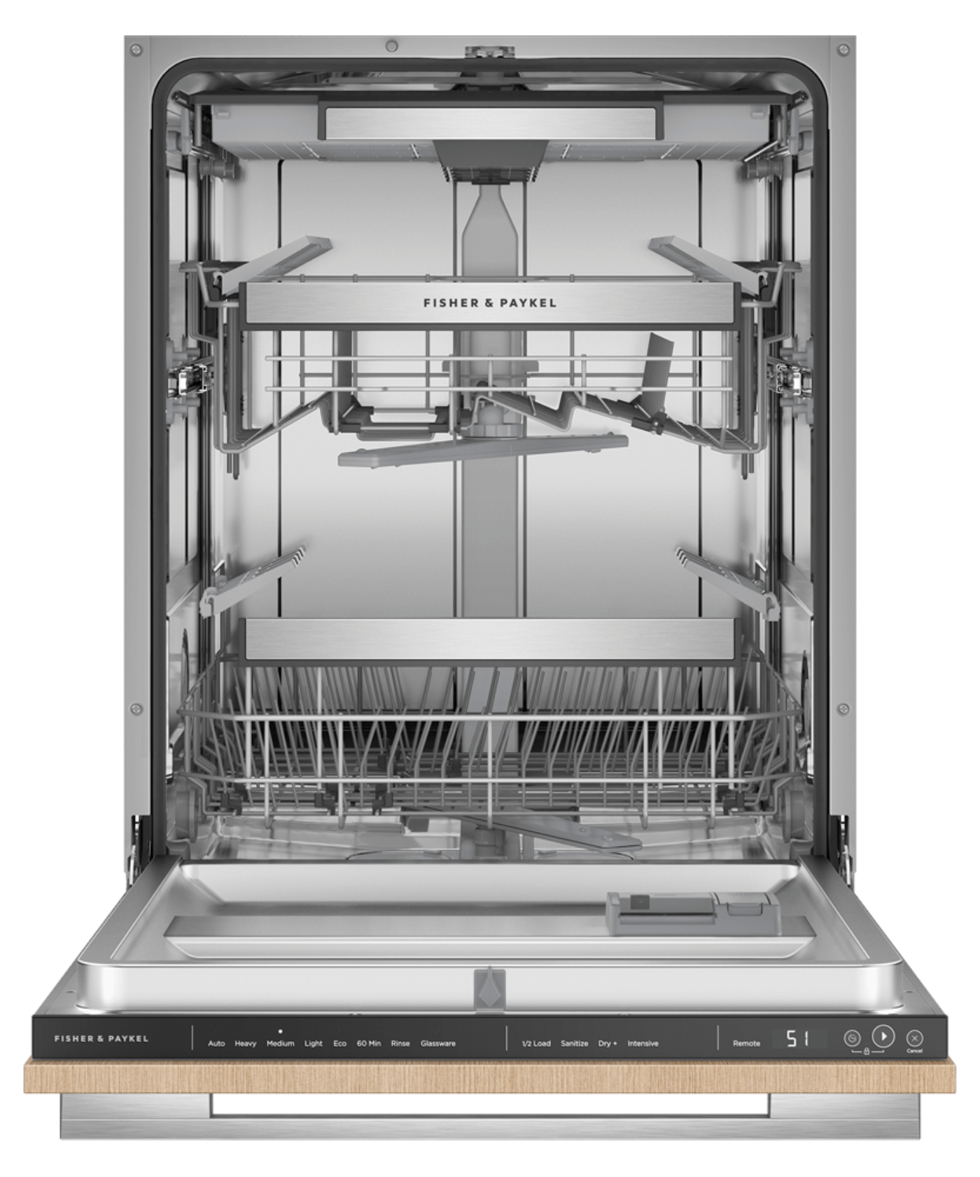 FISHER & PAYKEL DW24UT4I2 Series 9 Integrated Tall Dishwasher Custom Panel Ready - DW24UT4I2