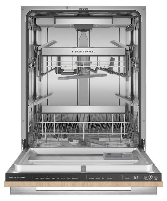 FISHER & PAYKEL DW24UT4I2 Series 9 Integrated Tall Dishwasher Custom Panel Ready - DW24UT4I2