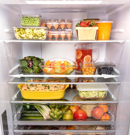 GE APPLIANCES GBE17HYRFS GE® ENERGY STAR® 17.7 Cu. Ft. Counter-Depth Bottom-Freezer Refrigerator in Stainless Steel - GBE17HYRFS