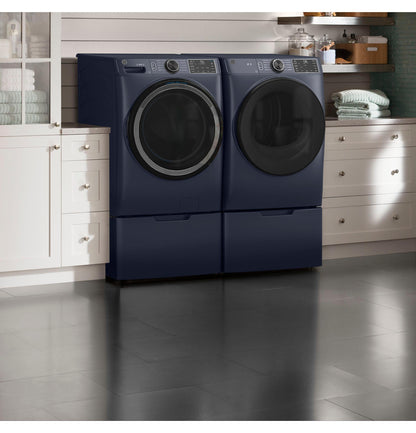 GE APPLIANCES GFW550SPRRS GE® ENERGY STAR® 4.8 cu. ft. Capacity Smart Front Load Washer with UltraFresh Vent System with OdorBlock™ and Sanitize w/Oxi Blue - GFW550SPRRS
