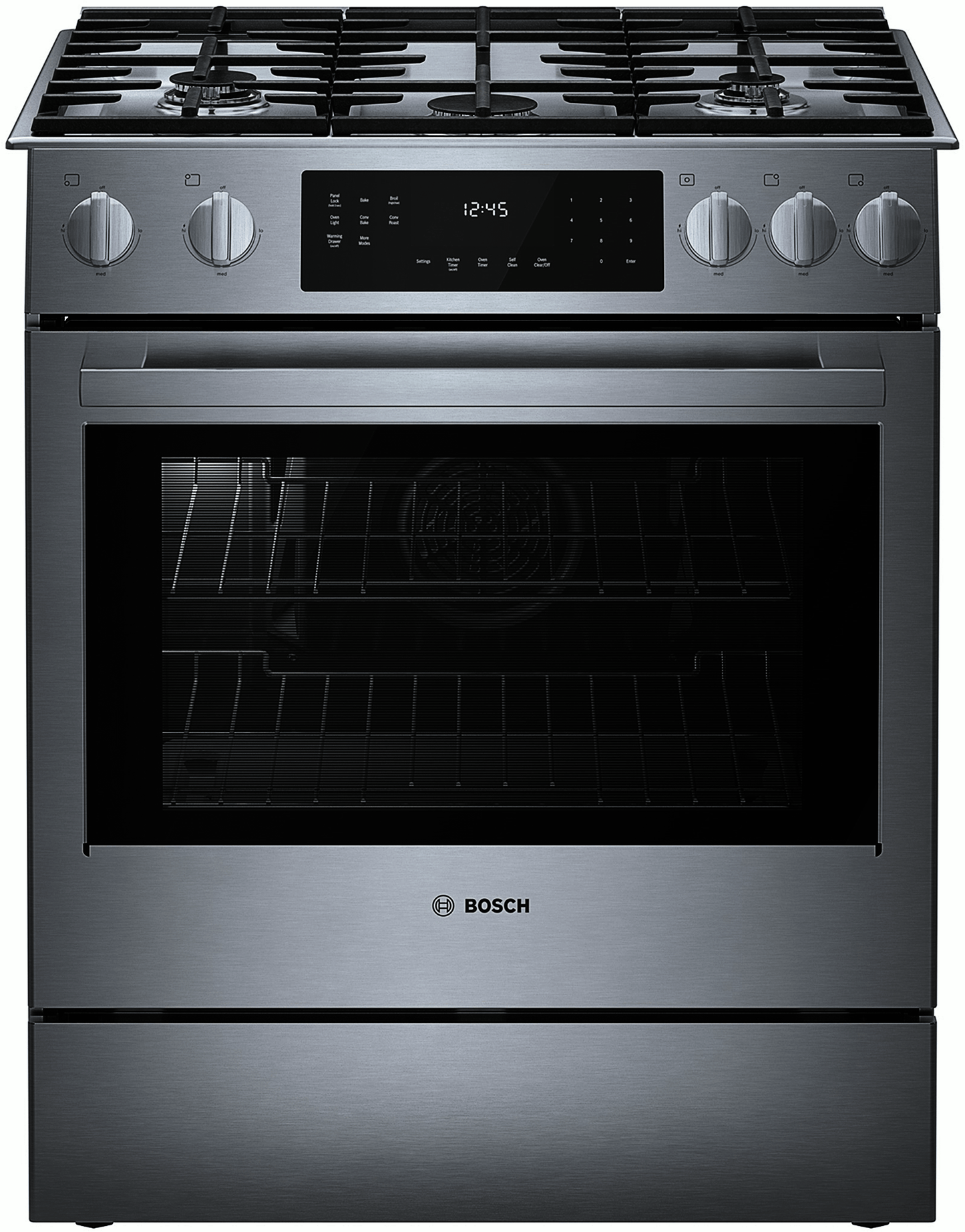 BOSCH HGI8056UC 800 Series, Gas slide-in range, 30'' in Stainless Steel - HGI8056UC