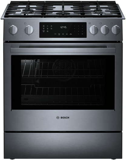 BOSCH HGI8056UC 800 Series, Gas slide-in range, 30'' in Stainless Steel - HGI8056UC