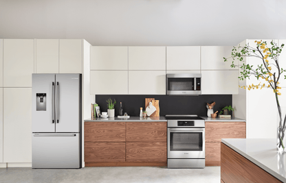 BOSCH B36FD52SNS 500 Series, French Door Bottom freezer, multi door, 36'', Brushed steel (with anti-fingerprint), Total No Frost in Stainless Steel - B36FD52SNS