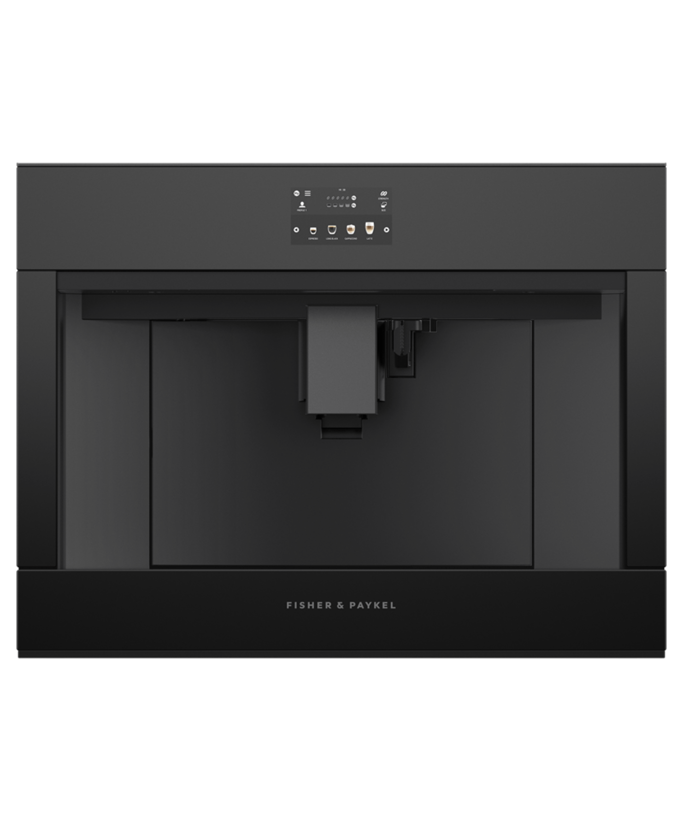 FISHER & PAYKEL EB24MSB1 24" Series 9 Minimal Built-in Coffee Maker Black - EB24MSB1