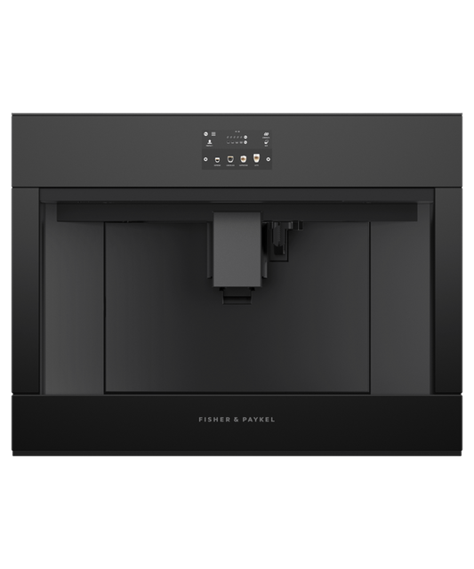 FISHER & PAYKEL EB24MSB1 24" Series 9 Minimal Built-in Coffee Maker Black - EB24MSB1