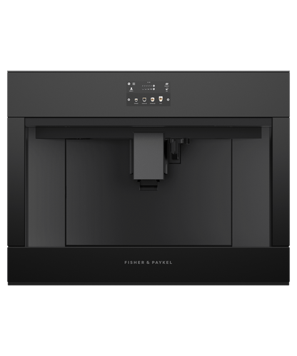 FISHER & PAYKEL EB24MSB1 24" Series 9 Minimal Built-in Coffee Maker Black - EB24MSB1