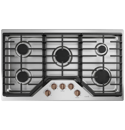 CAFE CGP70362NS1 CAFé™ 36" Gas Cooktop in Stainless Steel - CGP70362NS1