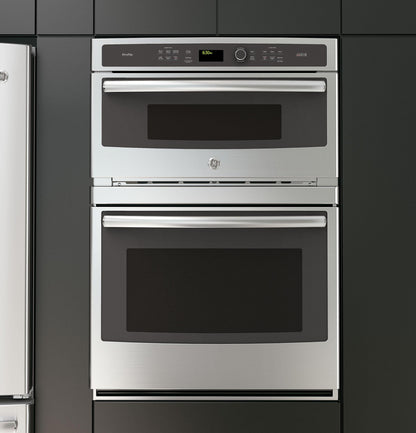 GE APPLIANCES PT9800SHSS GE Profile™ 30 in. Combination Double Wall Oven with Convection and Advantium® Technology in Stainless Steel - PT9800SHSS