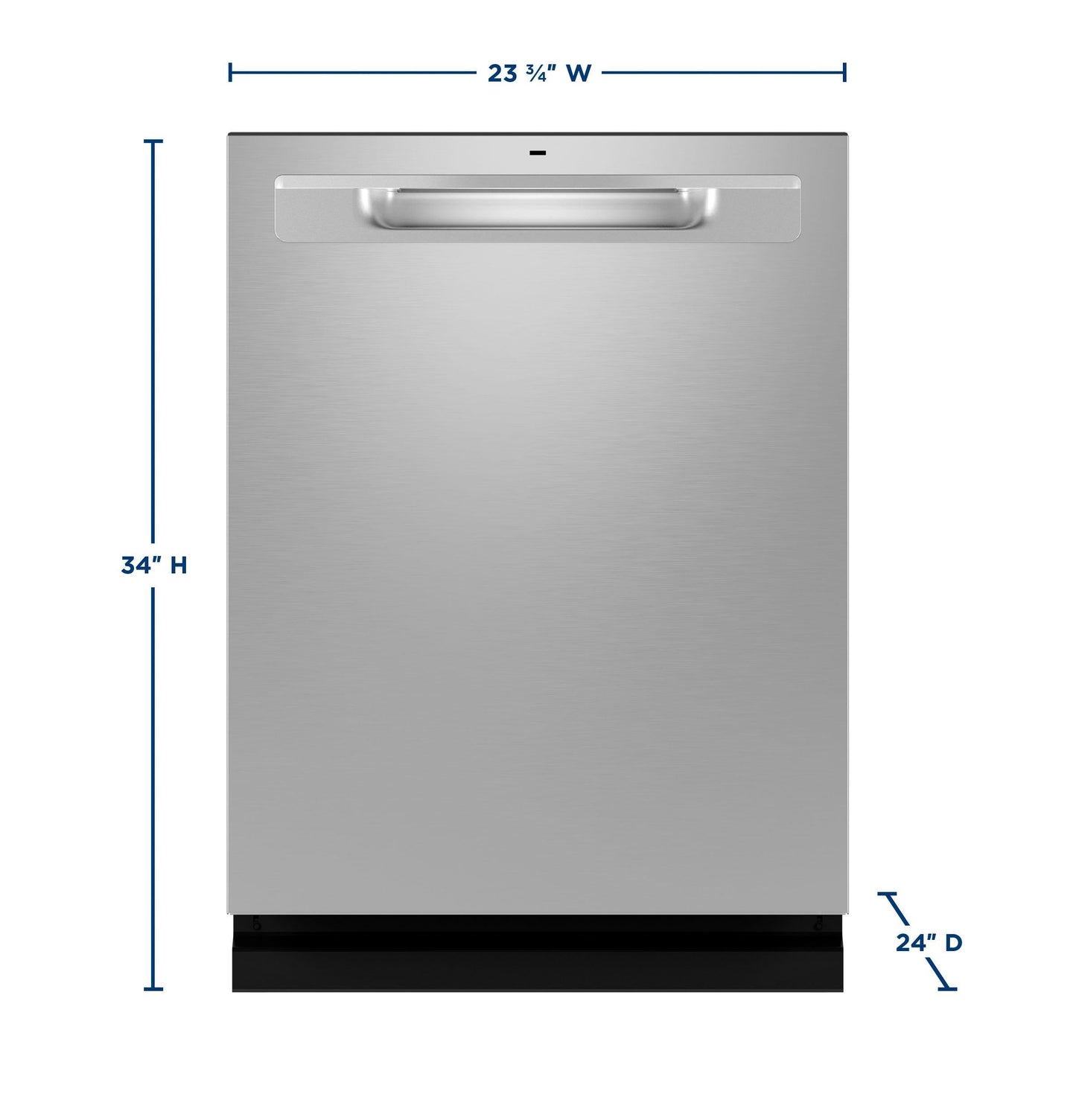 GE APPLIANCES GDP670SYVFS GE® ENERGY STAR® Fingerprint Resistant Top Control with in Stainless Steel Interior Dishwasher with Sanitize Cycle in Stainless Steel - GDP670SYVFS