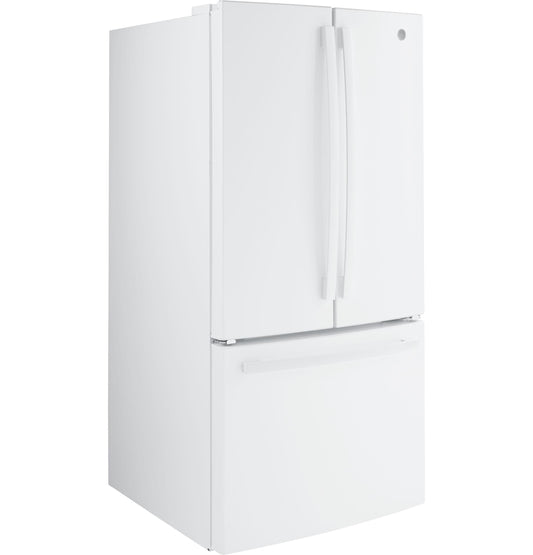 GE APPLIANCES 18.6 Cu. Ft. Counter-Depth French-Door Refrigerator White - GWE19JGLWW