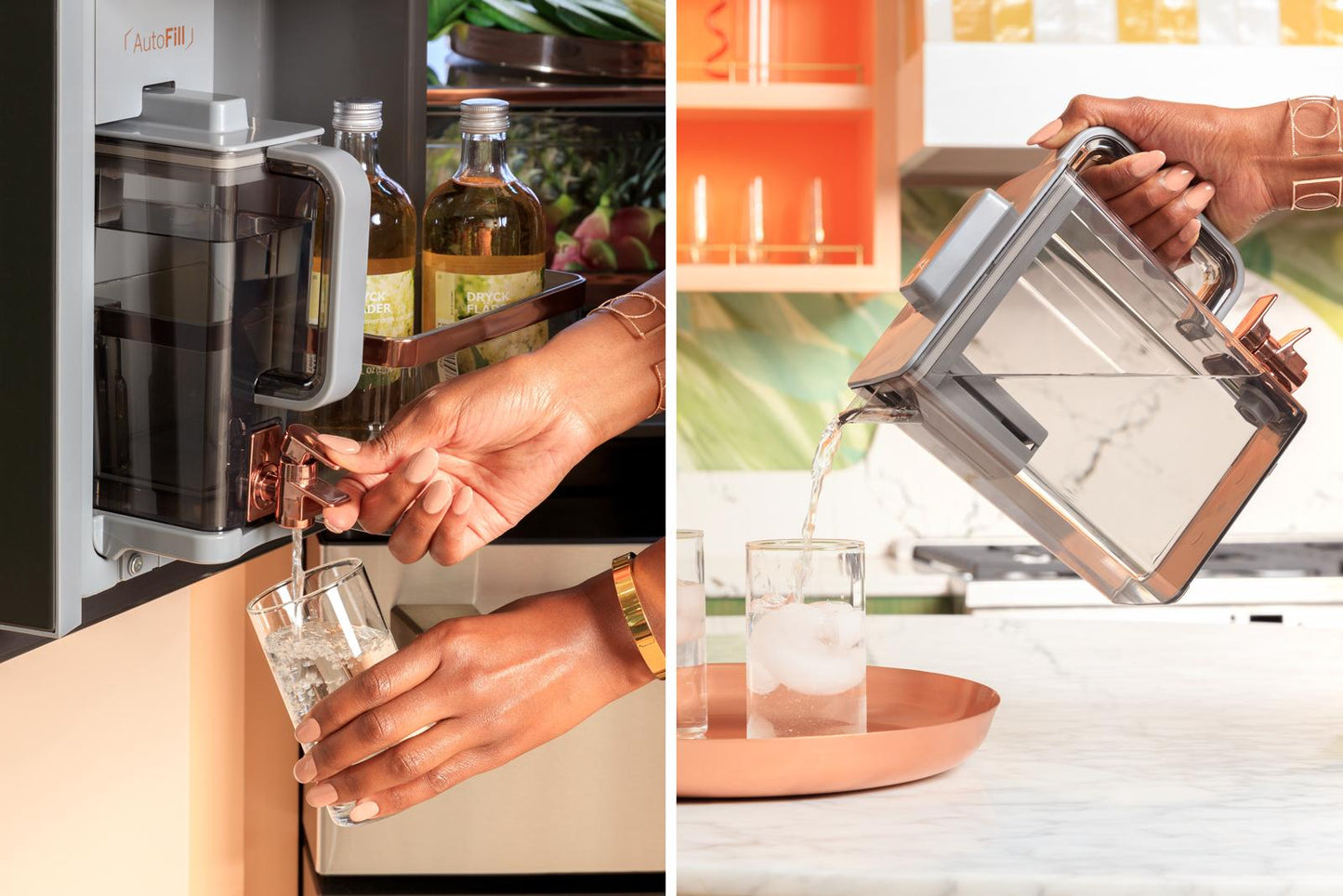 CAFE CGE29DP4TW2 CAFé™ ENERGY STAR® 28.7 Cu. Ft. Smart 4-Door French-Door Refrigerator With Dual-Dispense AutoFill Pitcher White - CGE29DP4TW2