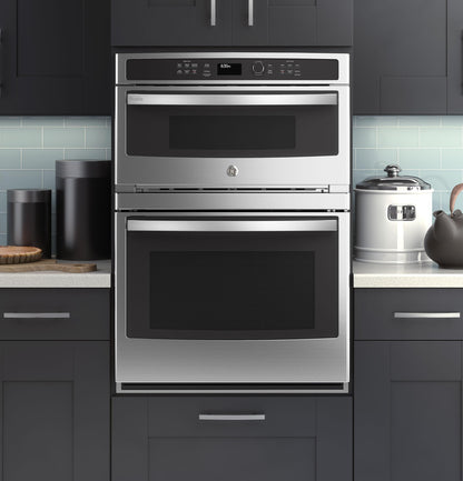 GE APPLIANCES PT9800SHSS GE Profile™ 30 in. Combination Double Wall Oven with Convection and Advantium® Technology in Stainless Steel - PT9800SHSS