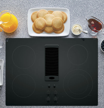 GE APPLIANCES PP9830DRBB GE Profile™ 30" Downdraft Electric Cooktop Black - PP9830DRBB